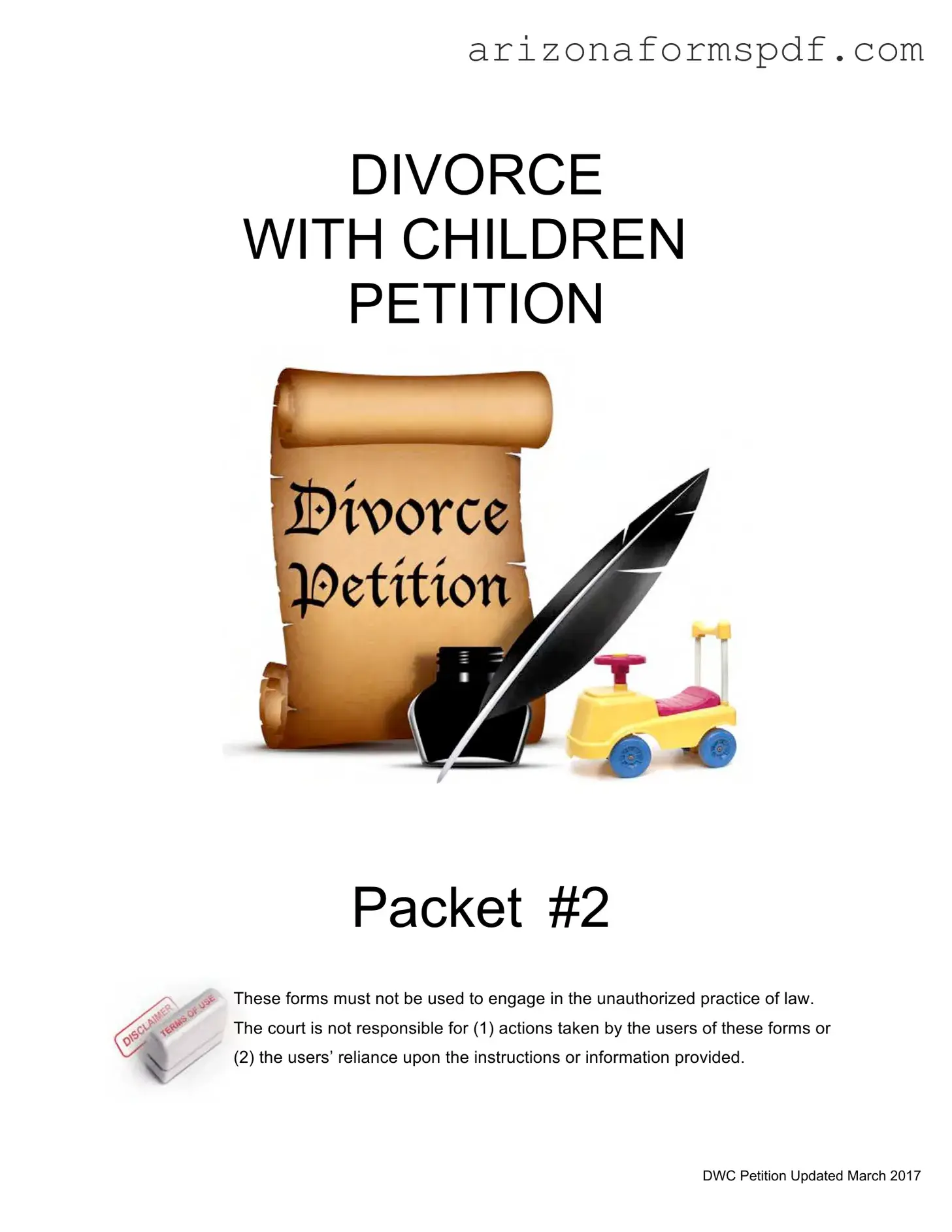 Fill in Your Arizona Divorce Petition Form