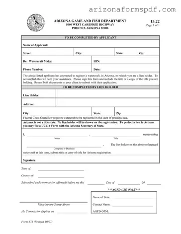 Fill in Your Arizona 676 Form